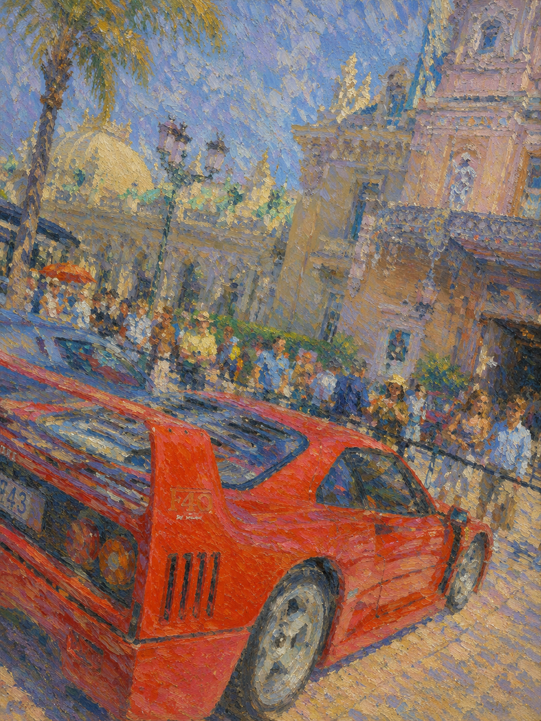 Ferrari F40 at Casino Square, Monaco